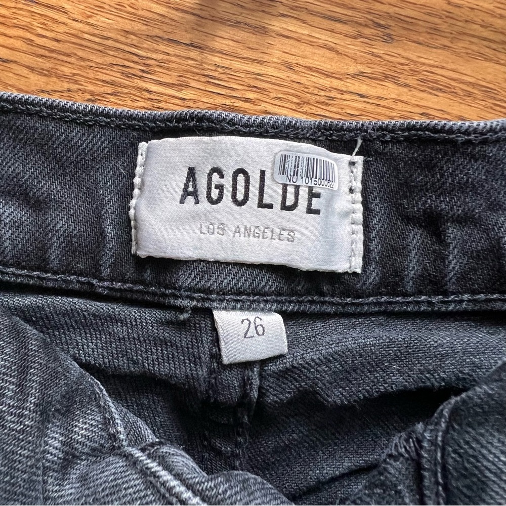 Agolde Riley High Rise Straight Cropped Jeans - Picture 8 of 11